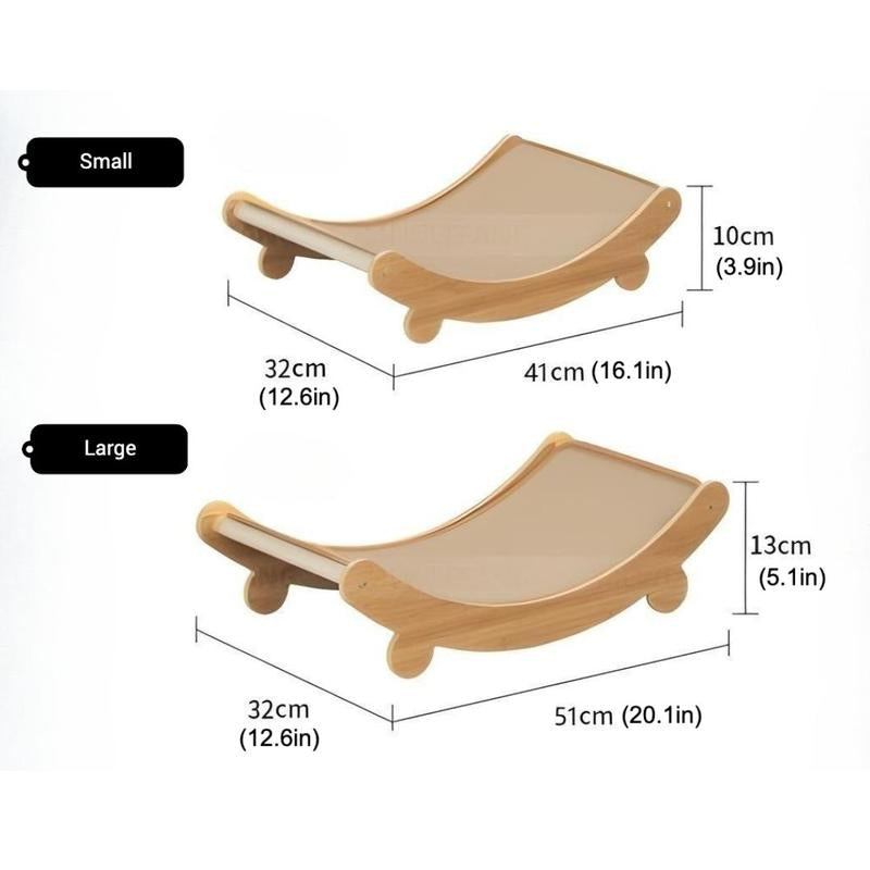 Cozy U-Shaped Cat Bed with Built-In Scratching Post – Perfect for Small Spaces, Ideal for Cat Lovers – Multi-Functional Resting & Scratching Lounge for Kittens & Adult Cats